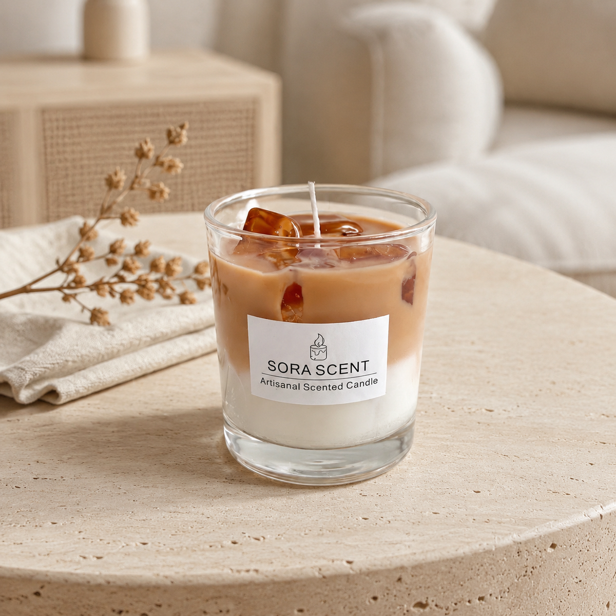A Café Moment in Wax: Meet Our Caramel Iced Coffee Candle