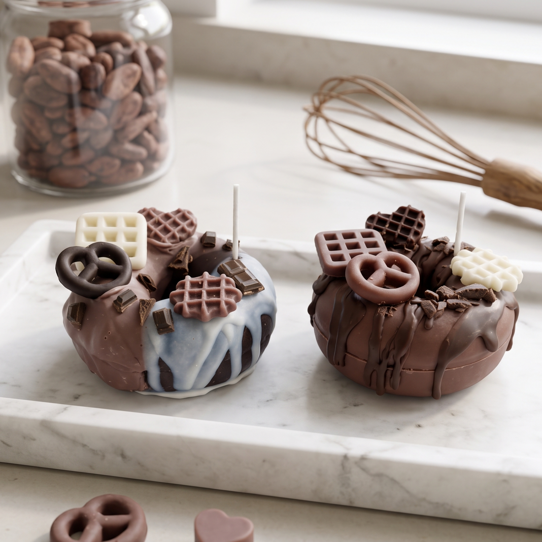 How to Style Bakery-Inspired Dessert Candles for a Cozy Kitchen Island