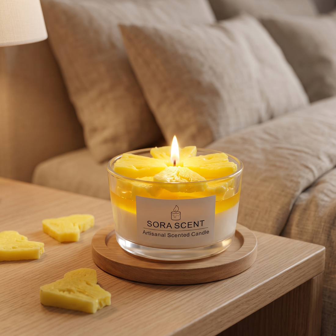 How to Style Tropical Fruit Bowl Candles for a Cozy Bedside Sanctuary