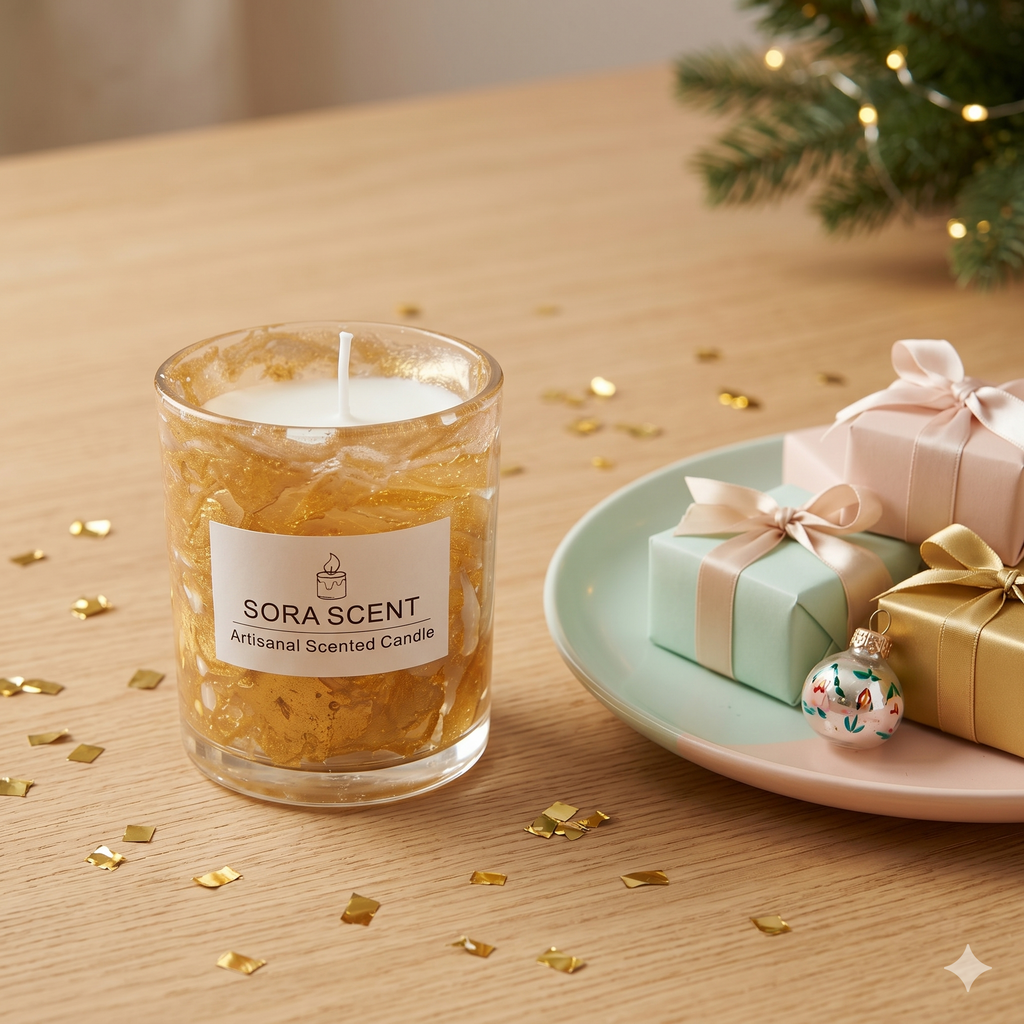 Golden Lavender Jelly Scented Candle