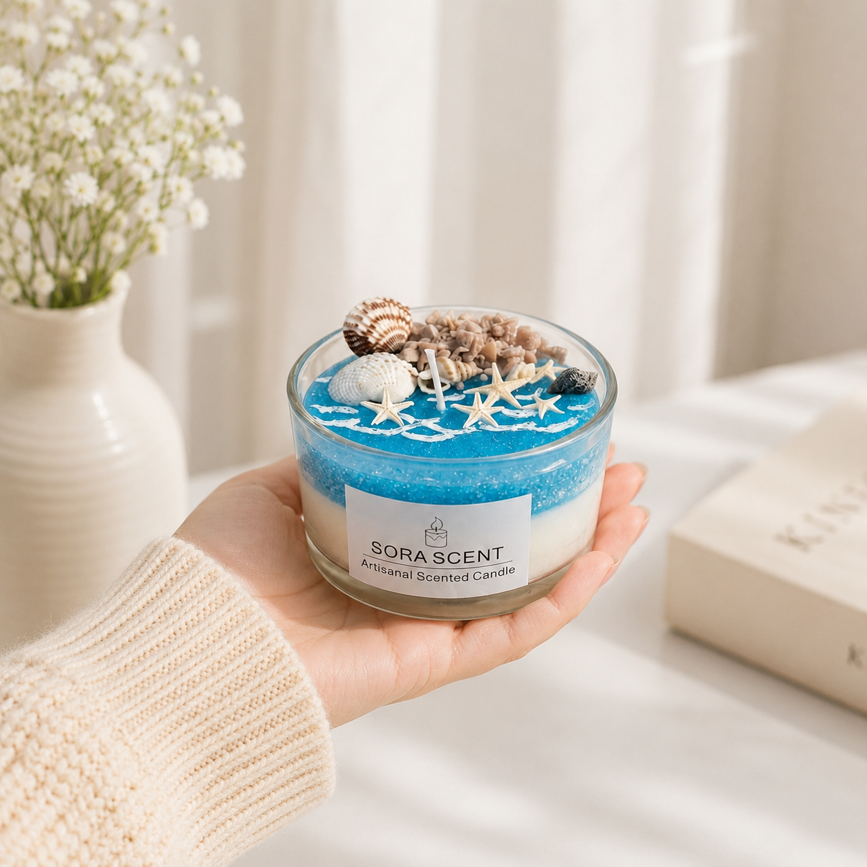 Ocean Breeze Sea Salt Candle
