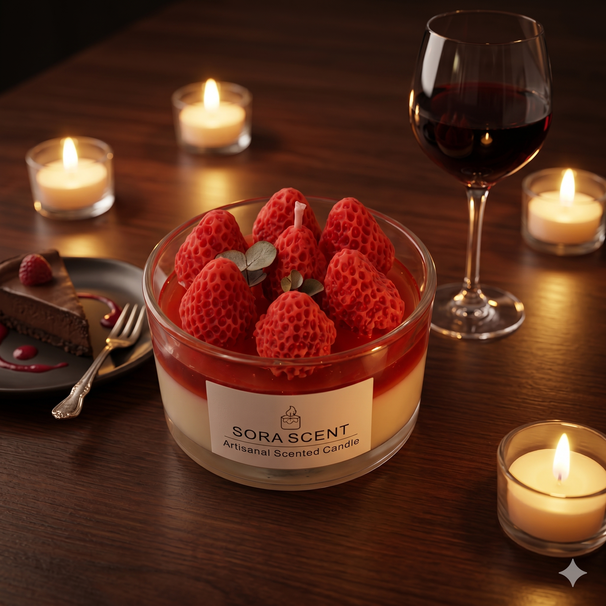 Strawberry Jelly Scented Candle