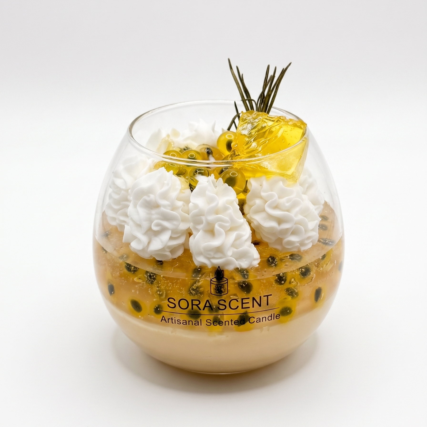 Passion Fruit Mango Dessert Candle