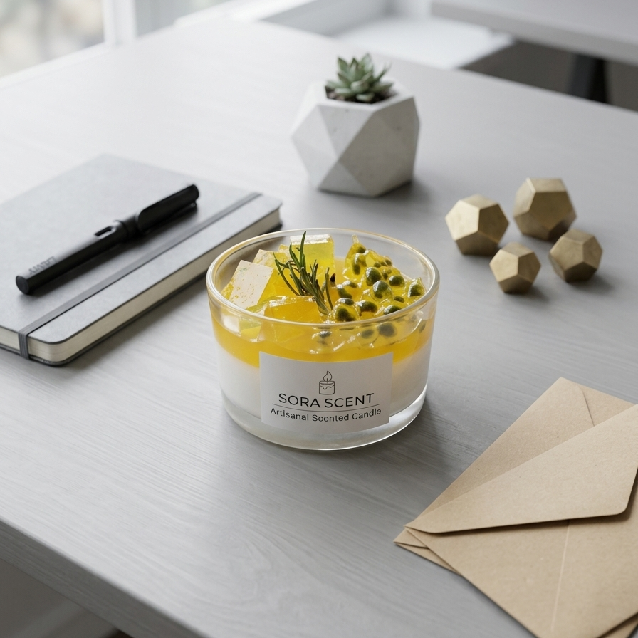 Passion Fruit & Mango Scented Candle