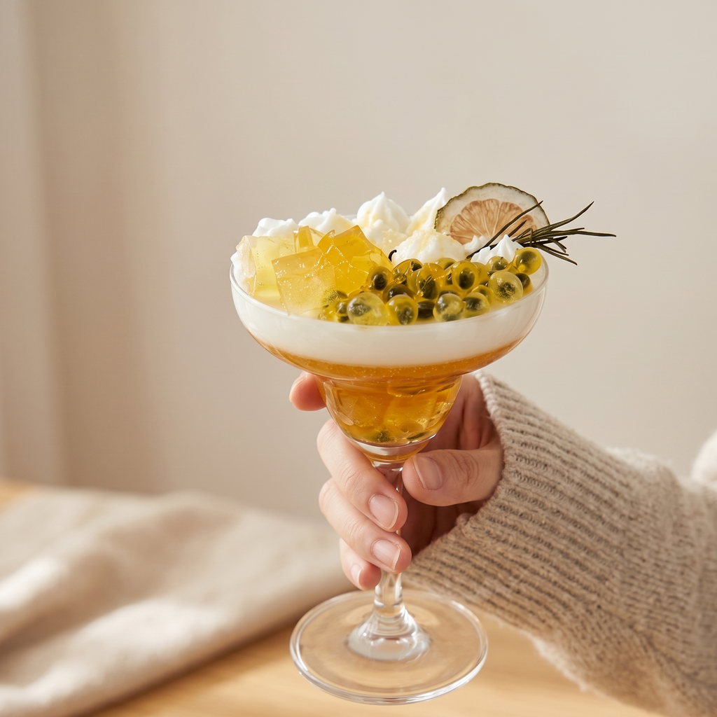 Passion Fruit Mango Handheld Jelly Candle