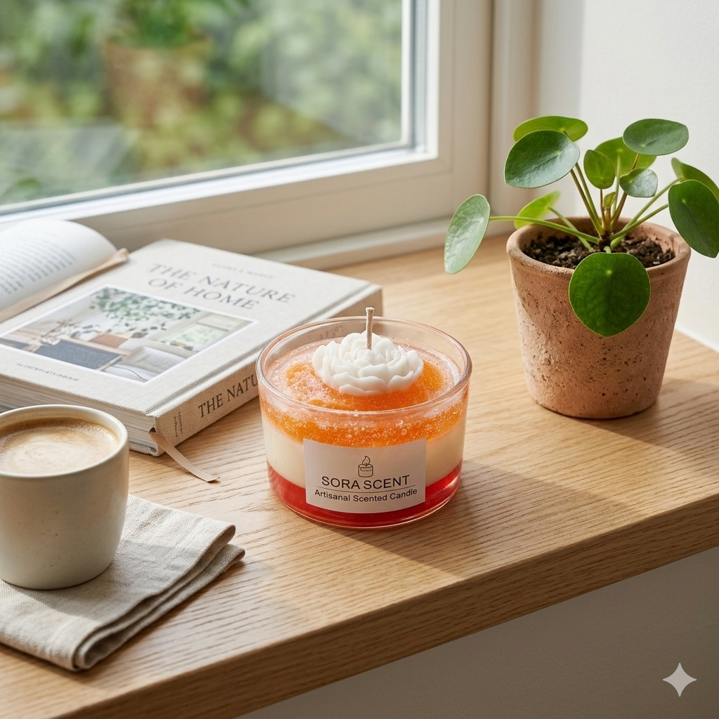 Orange Jelly Scented Candle