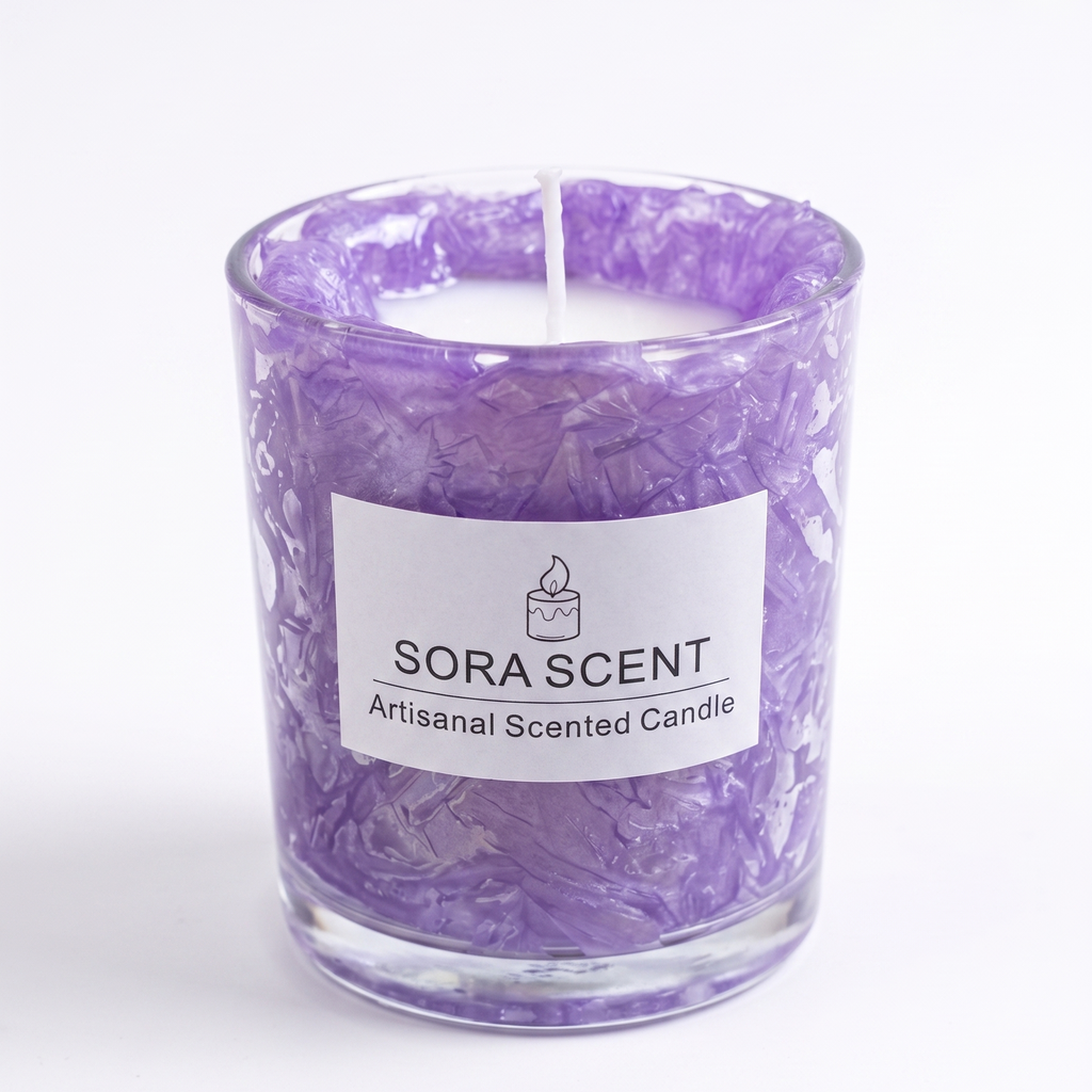 Lavender Crushed Ice Candle