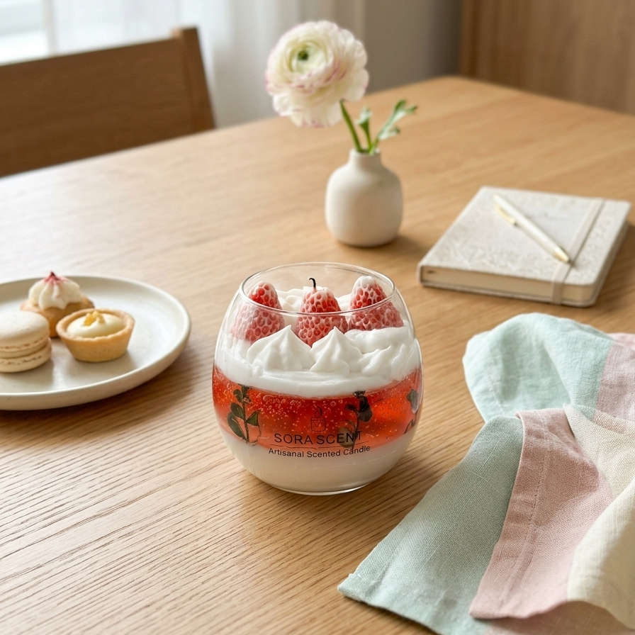 Strawberry Jelly Scented Candle