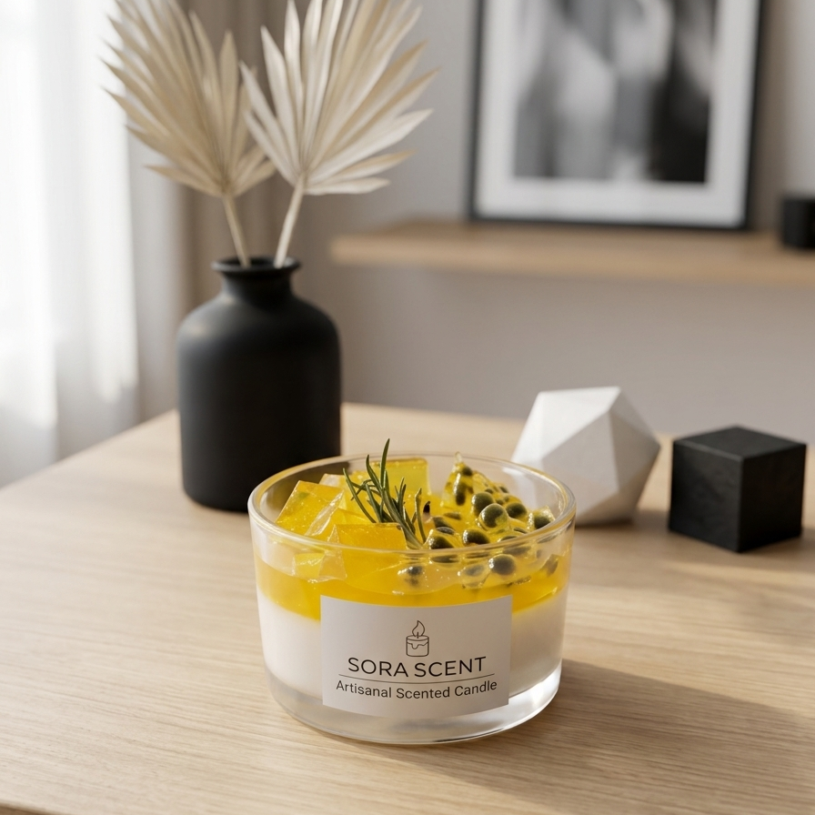 Passion Fruit & Mango Scented Candle