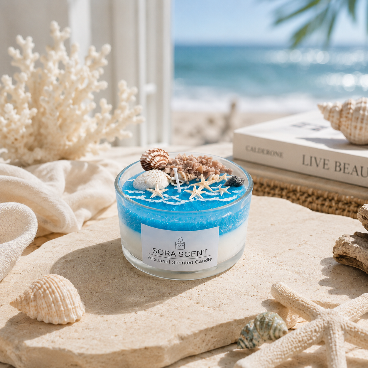 Ocean Breeze Sea Salt Candle