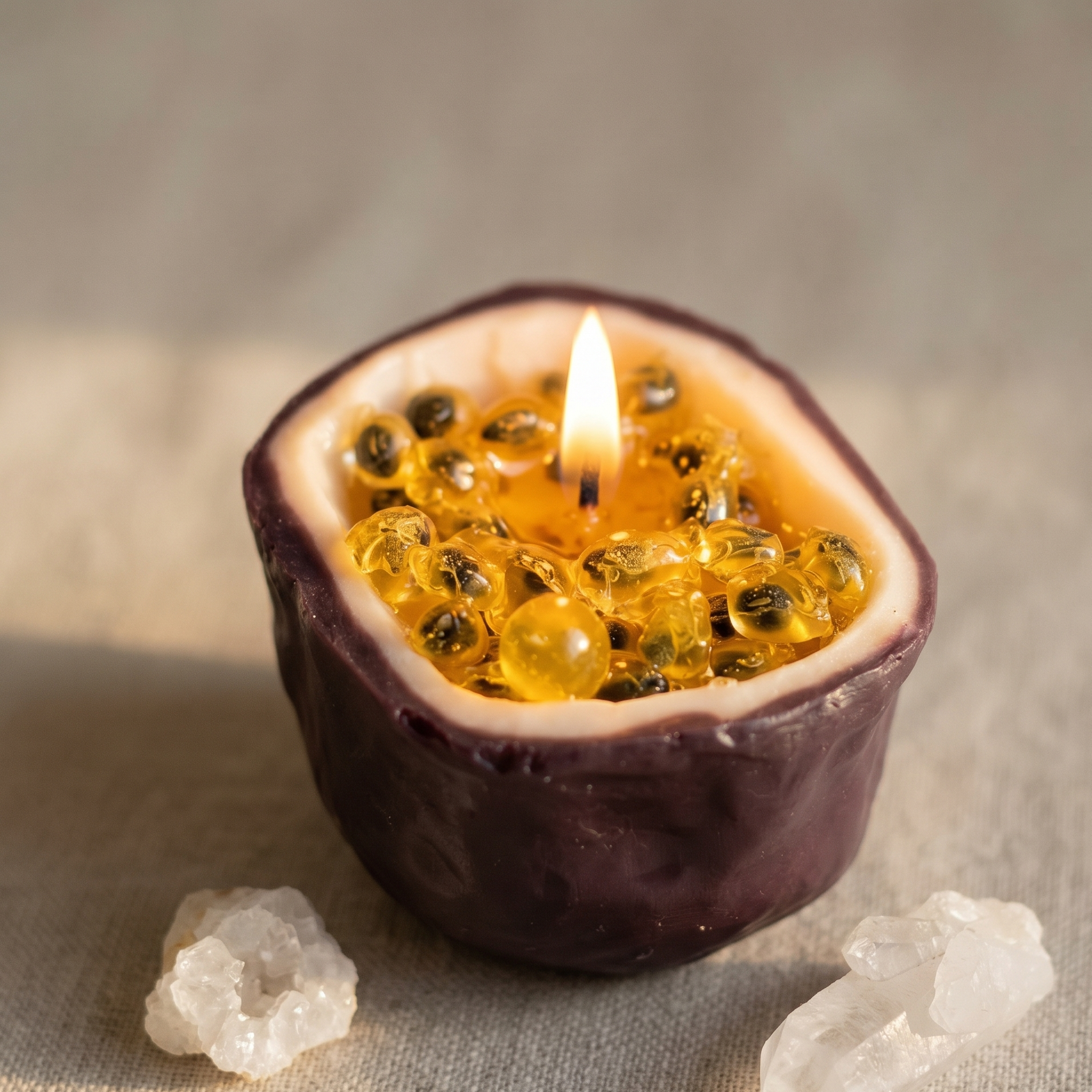 Realistic Passion Fruit Candle
