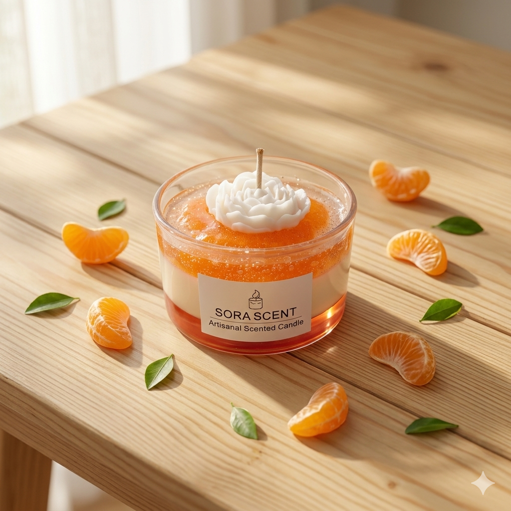 Orange Jelly Scented Candle