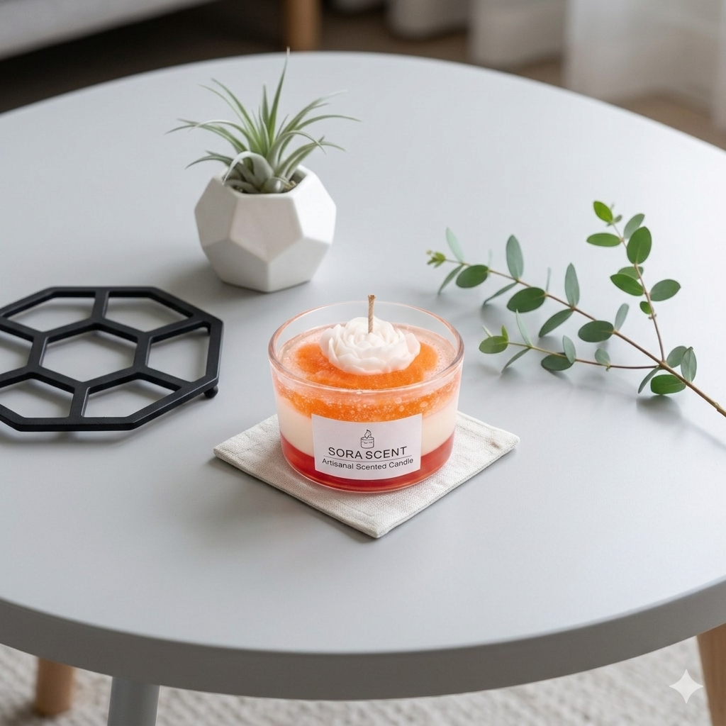 Orange Jelly Scented Candle