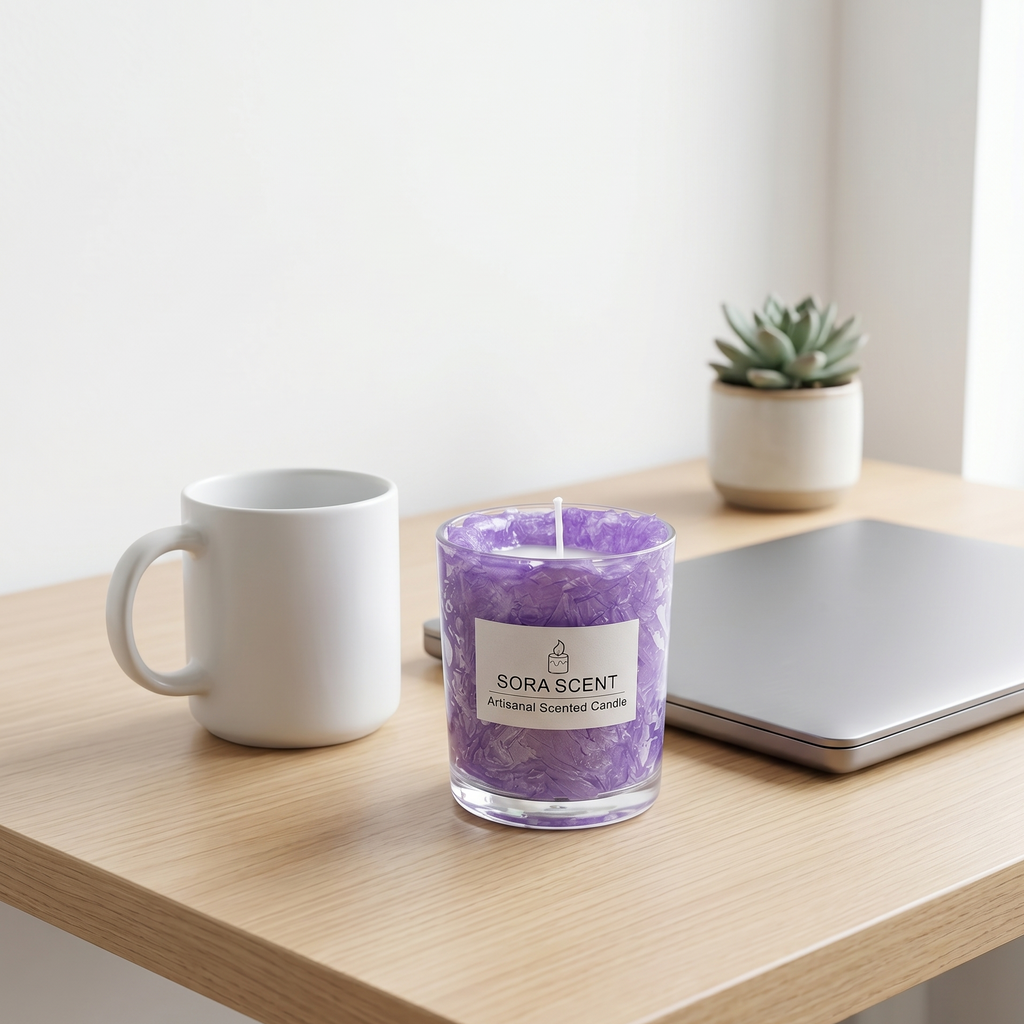 Lavender Crushed Ice Candle