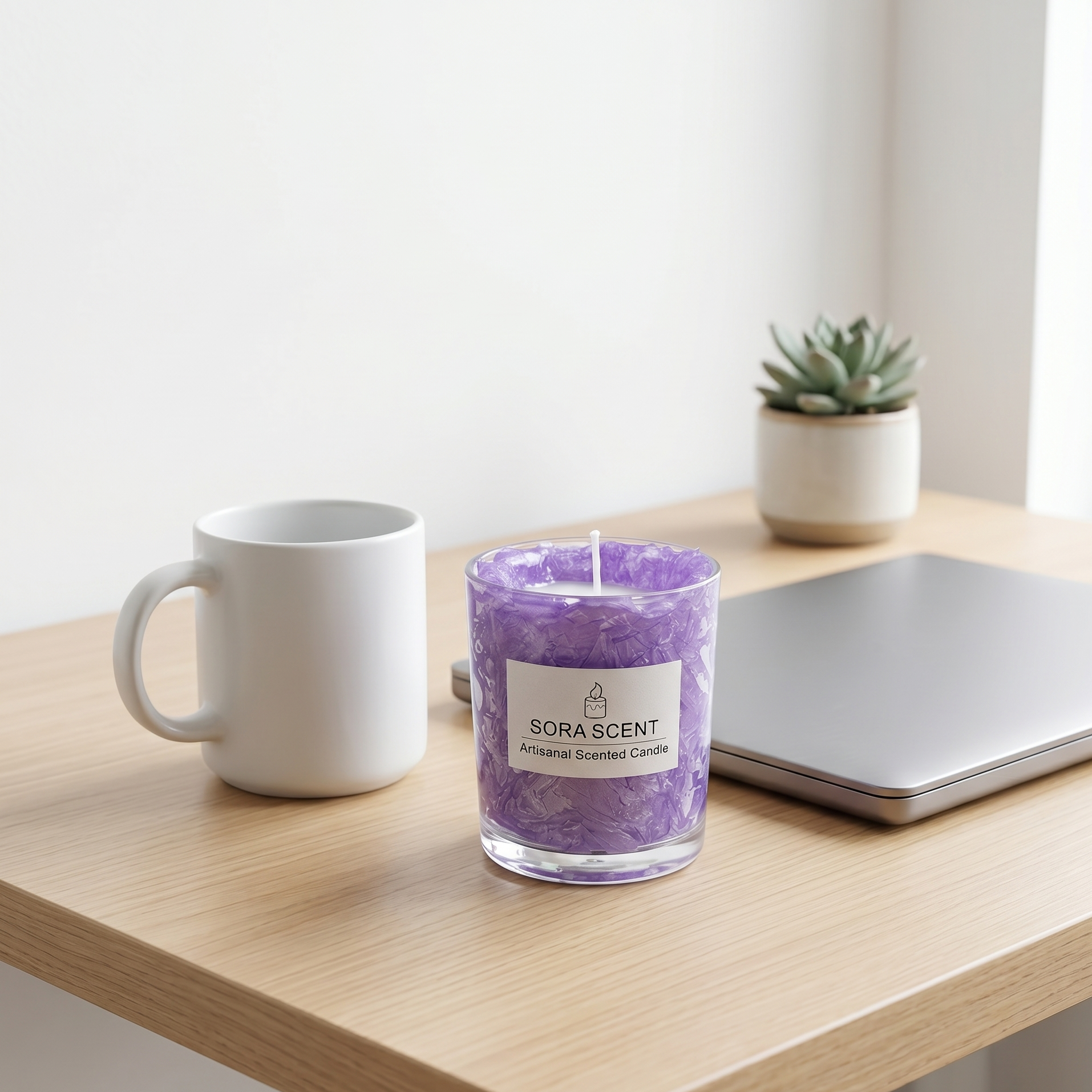 Lavender Crushed Ice Candle