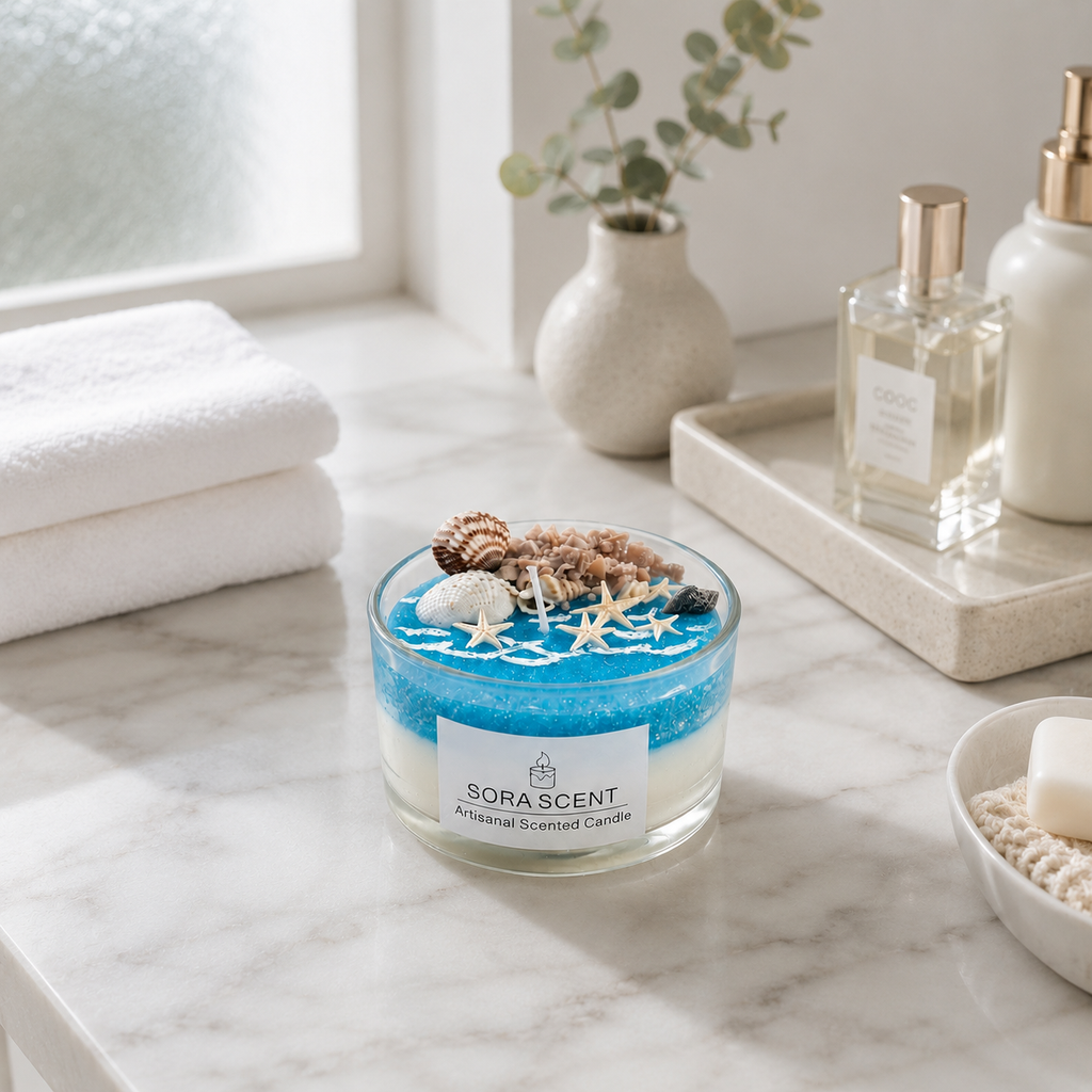 Ocean Breeze Sea Salt Candle