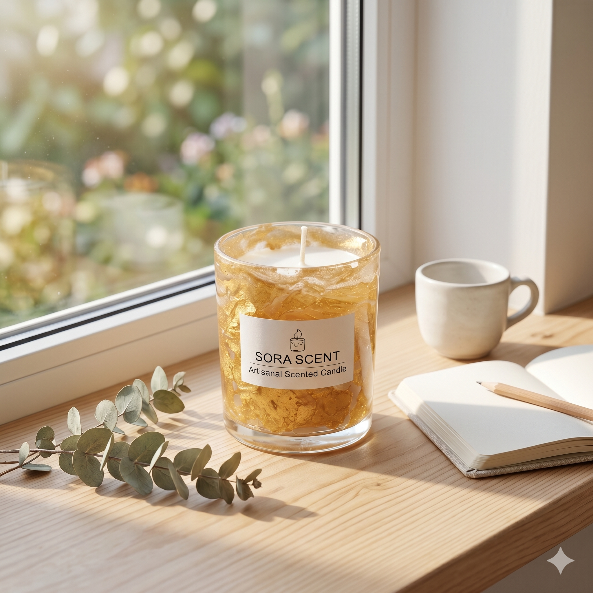 Golden Lavender Jelly Scented Candle