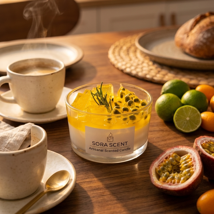 Passion Fruit & Mango Scented Candle