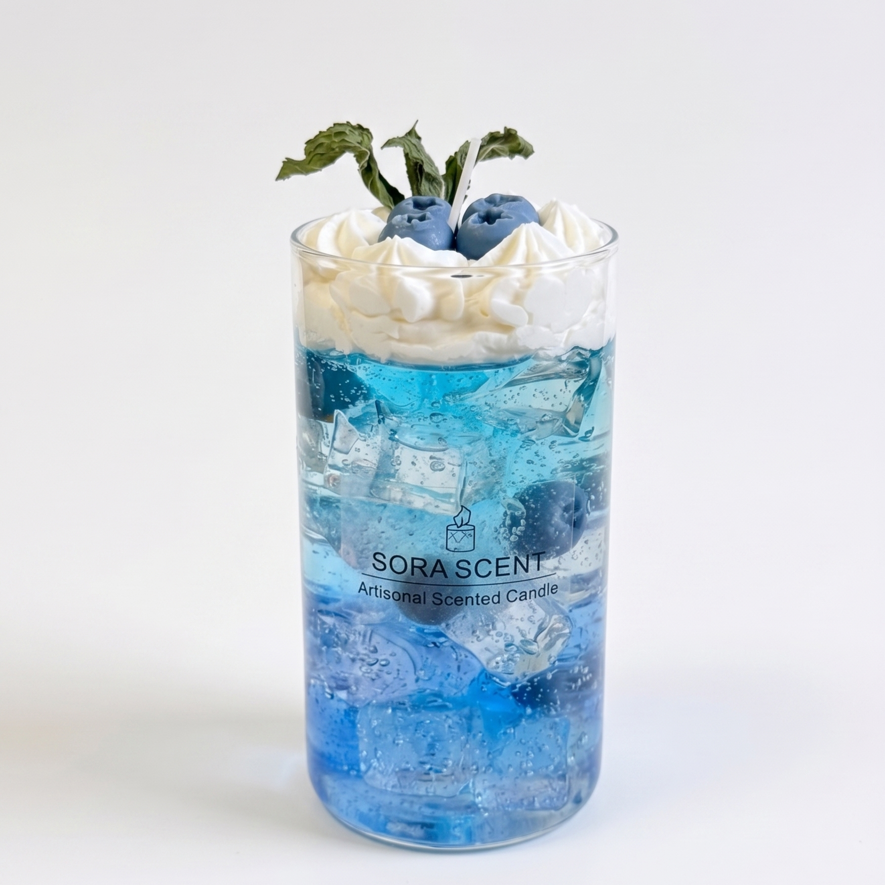 Blueberry Fizz Jelly Wax Candle