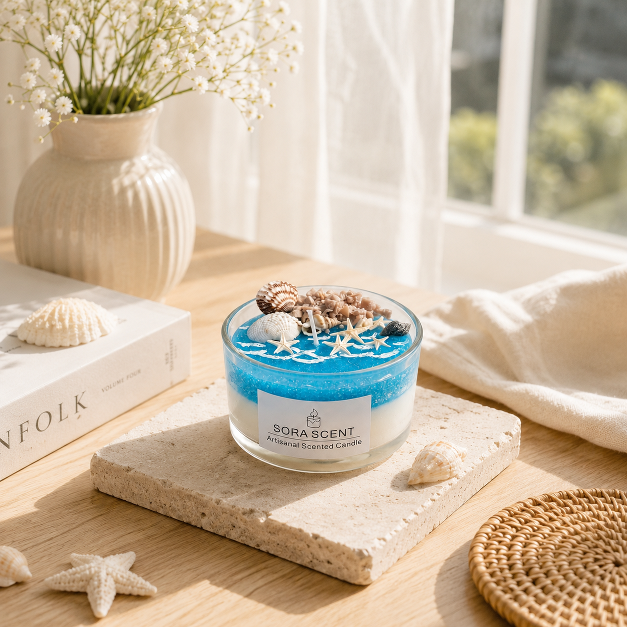 Ocean Breeze Sea Salt Candle