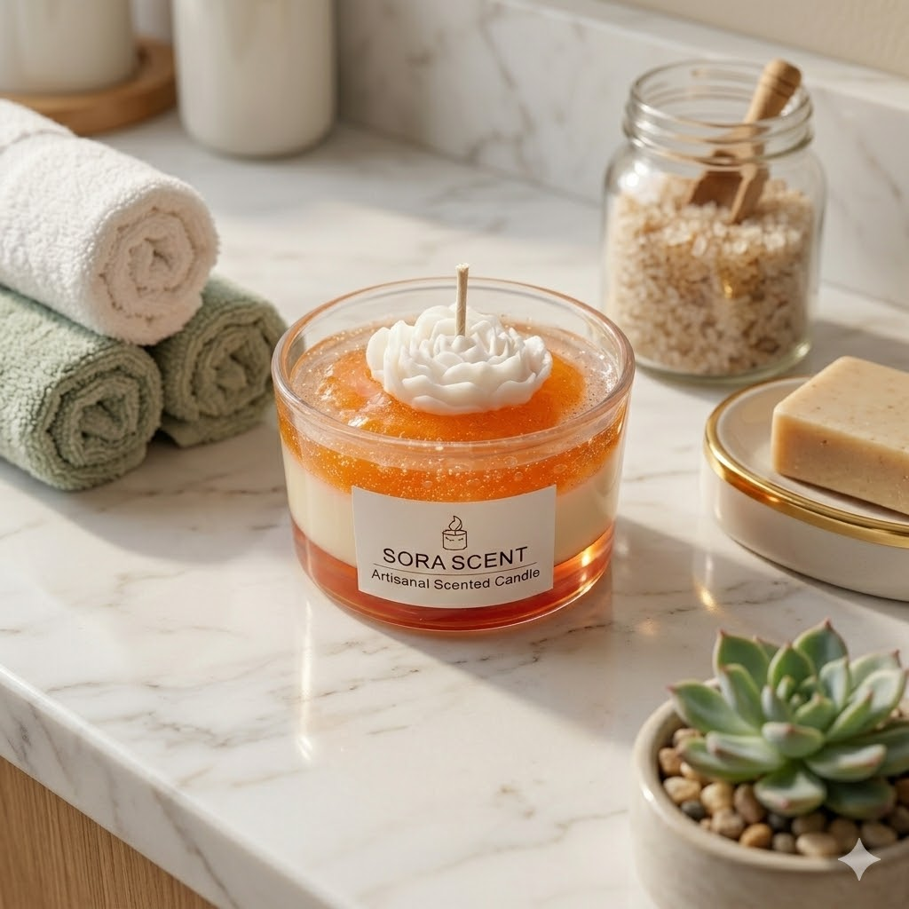 Orange Jelly Scented Candle