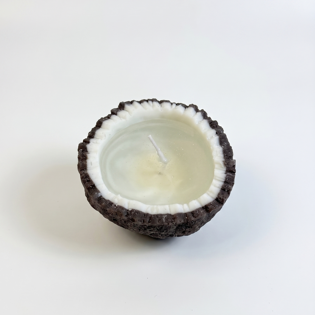 Realistic Coconut Candle