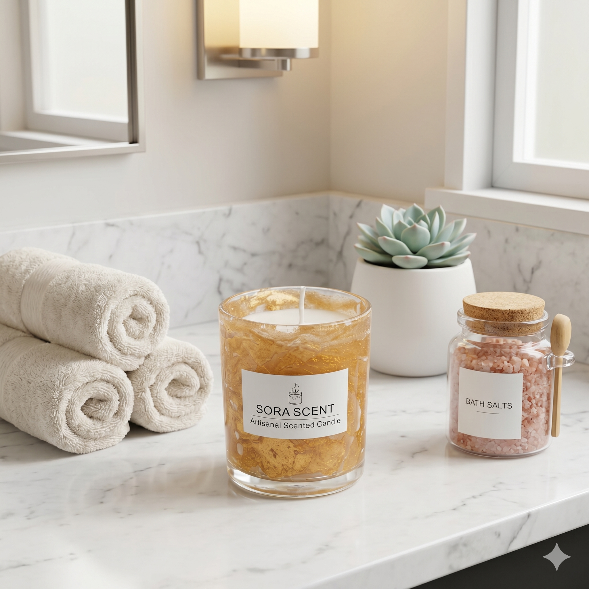 Golden Lavender Jelly Scented Candle