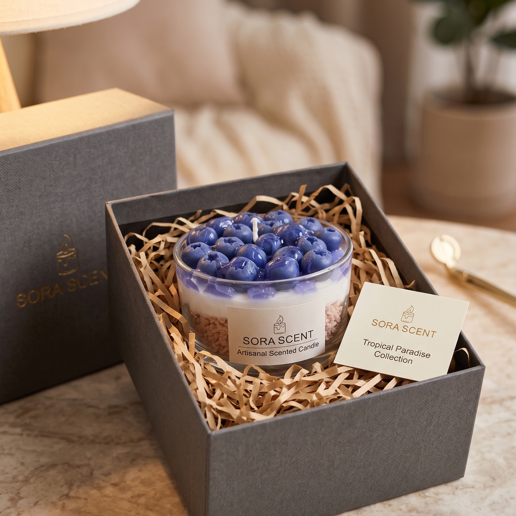 Blueberry Cheesecake Candle