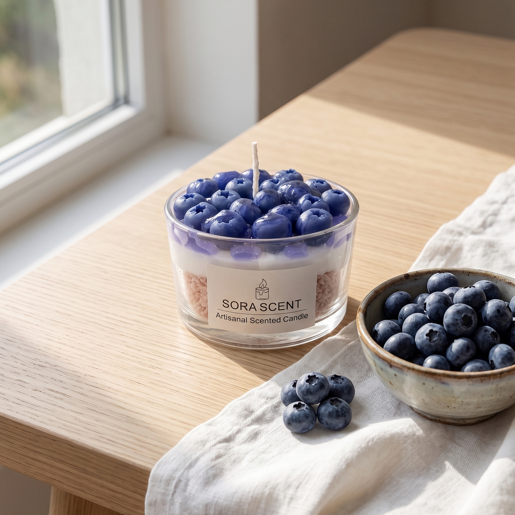 Blueberry Cheesecake Candle