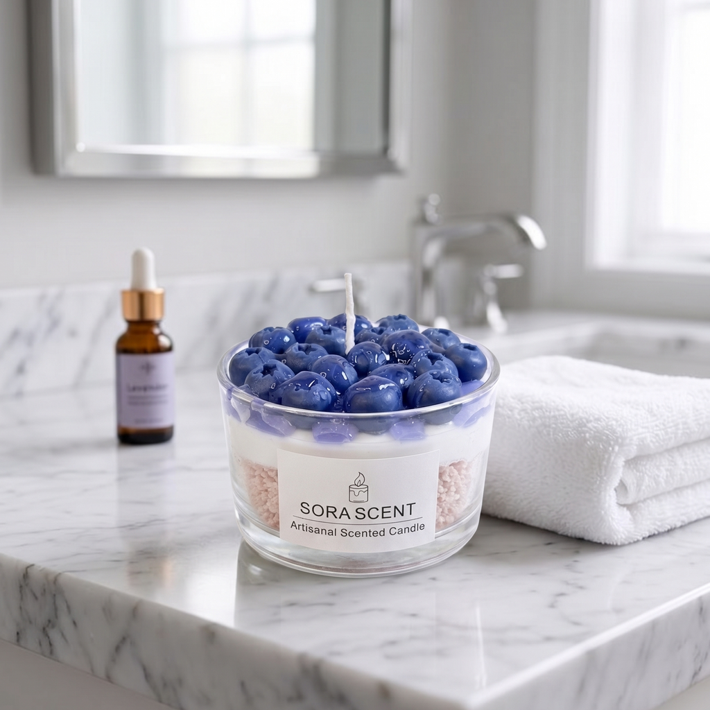 Blueberry Cheesecake Candle