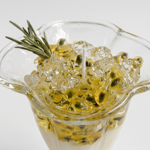 Passion Fruit Sundae Highball Glass Candle