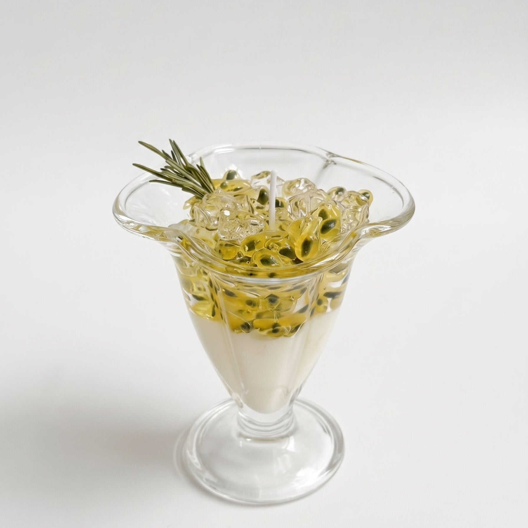 Passion Fruit Sundae Highball Glass Candle